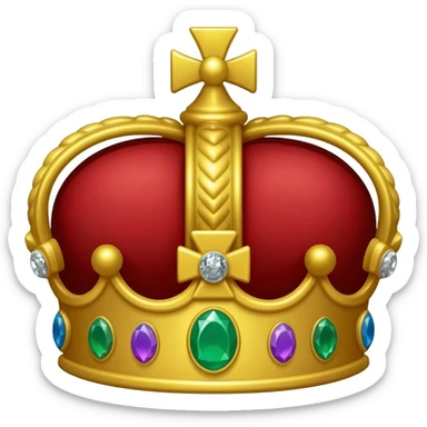 Lord crown sticker