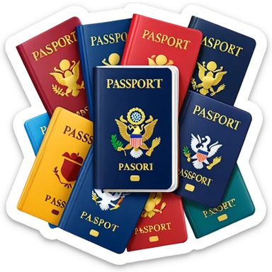 passports sticker