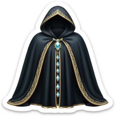 black magic cloak with crystal on it

































 sticker