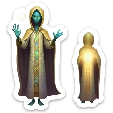 alien healer Wraith style inspired by slay thee spire sticker