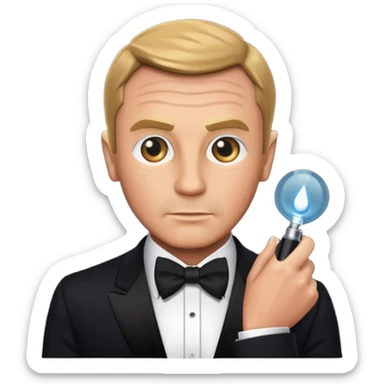 James bond sticker