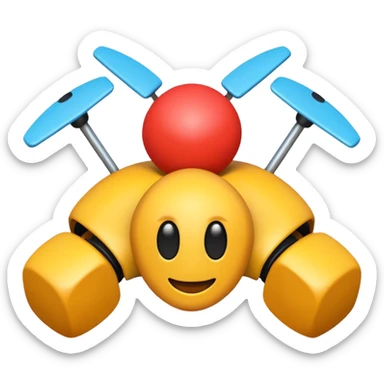 simplified emoji of a quad sticker