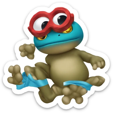 bufo wins olympic meda sticker