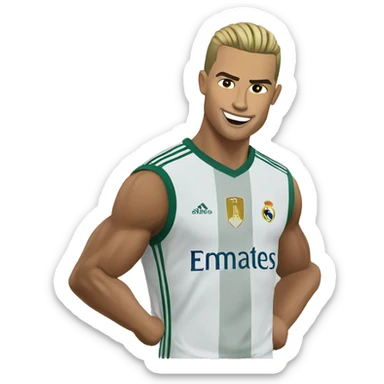 Ronaldo with ssj sticker