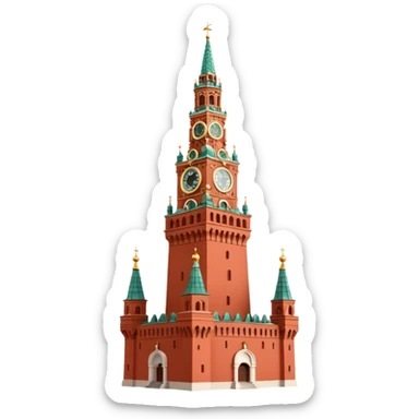 Spasskaya Tower sticker