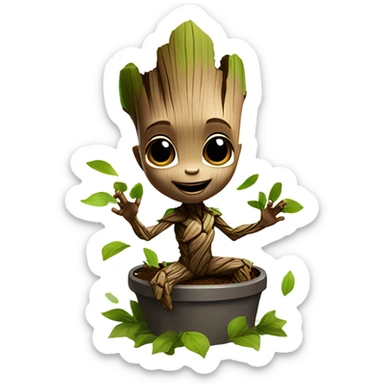 Baby Marvel groot sticker