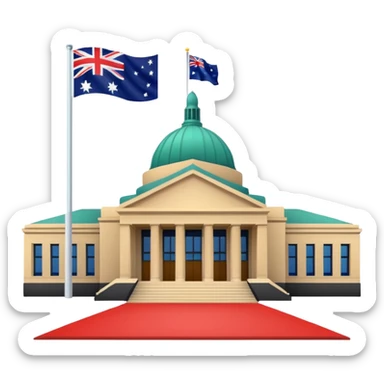 australian parliament house emoji sticker