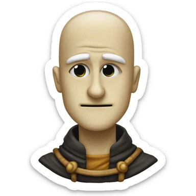 A papyrus that has on it the phrase "I'm only cryptic & machiavellian cajse i care" sticker