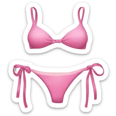 pink bikini  sticker