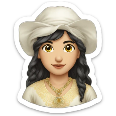 persian beauty boy , haching sticker