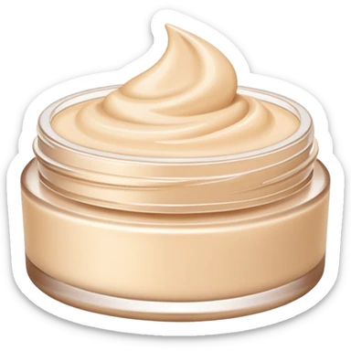 The makeup cream only has a cream form. sticker