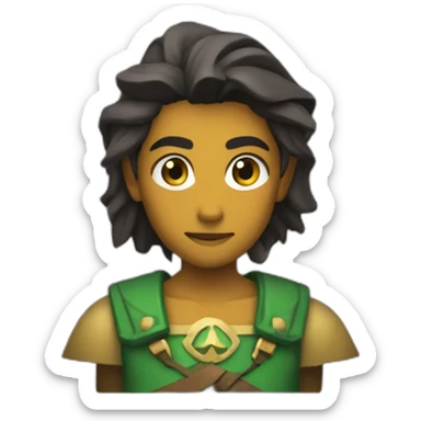 Lnk de zelda rigolant sticker