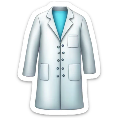 Sparkly Tie dye labcoat sticker