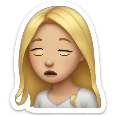 Girl crying  sticker