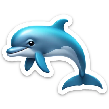 dolphin sticker