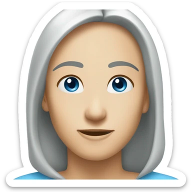 Next js logo sky blue color sticker