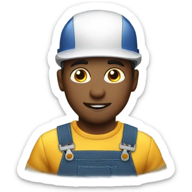 electrician with a lightning sticker