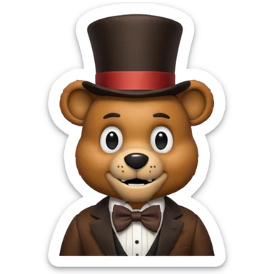 Freddy fazbear sticker