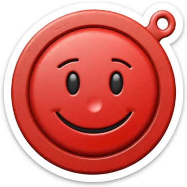 make me a stamp with the emoji B on it sticker