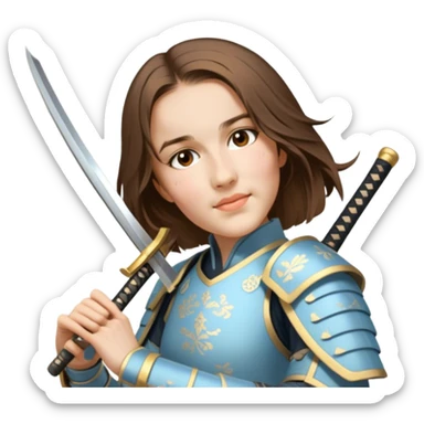 Elegant Samurai sticker