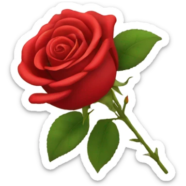 red Rose sticker