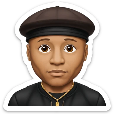 LL Cool J with black outfit sticker