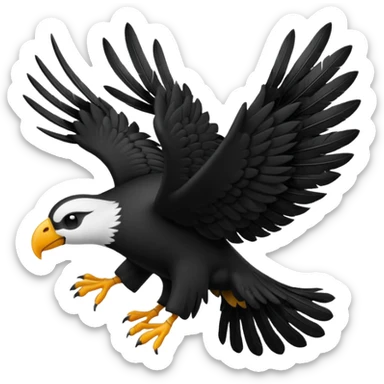 Haz un emoji de un ave condor sticker