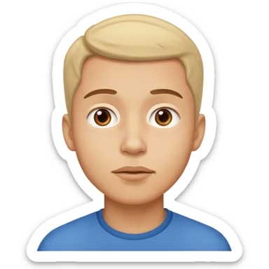 I want the the guy emoji but have him looking up sticker