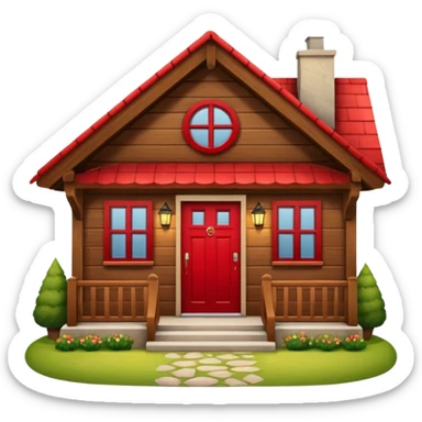 comfy house sticker