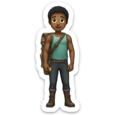 braver black sticker