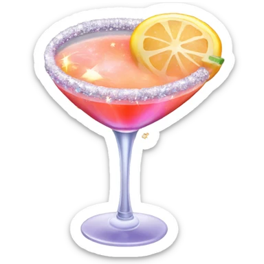 A sparkling coctail  sticker