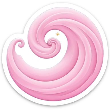 starry night sky, dreams, pink sticker