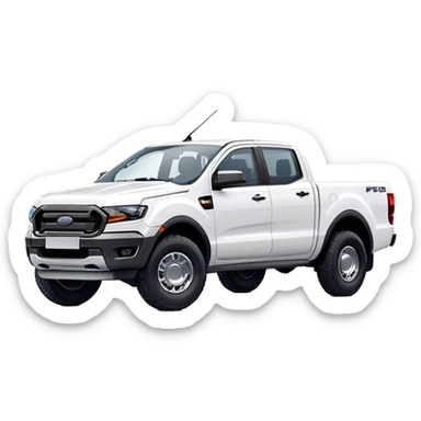 Ford Ranger - Ford (Model Year: 2024) (Iconic colour: White) sticker