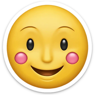 Emoji, smiley face with 1 eye closed sticker