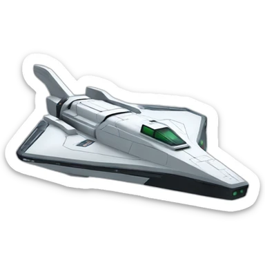 Enterprise space ship sticker