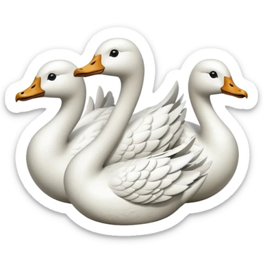 A geese hydra sticker