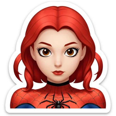 spider girl  sticker