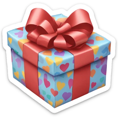 package heart sticker