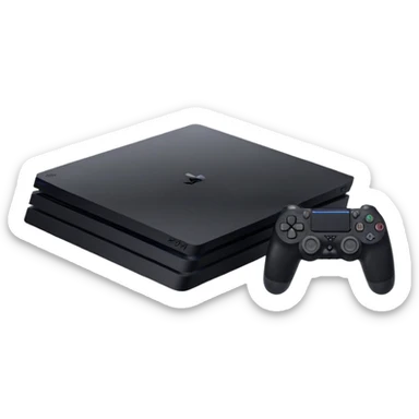 ps4 slim console only sticker