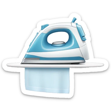 ironing smile sticker