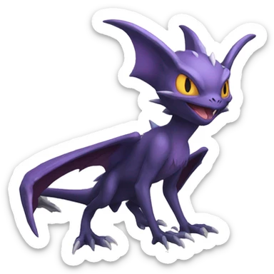 Noivern-Noibat-Nargacuga-Fakémon full body sticker