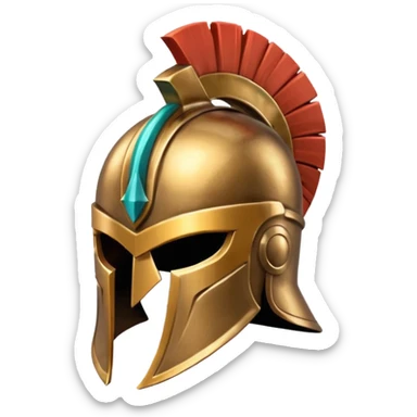 spartan helmet sticker