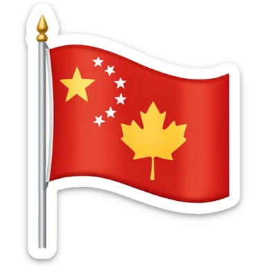 Chinar flag it has 80,000 stars sticker
