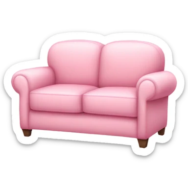 Soft Pink sofa sticker