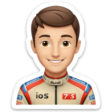 George Russell F1 sticker