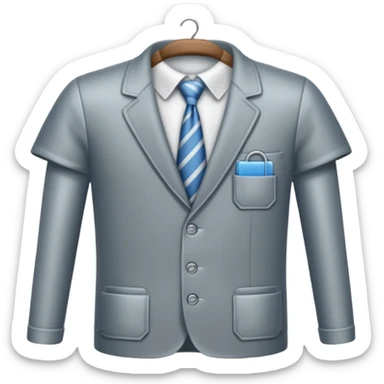 IRON WITH WHICH WE IRON CLOTHES sticker