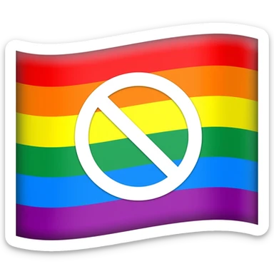 fuse those emooooji🏳️‍🌈🚫 sticker