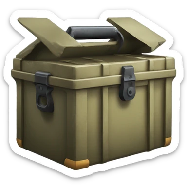 Ammunition box sticker