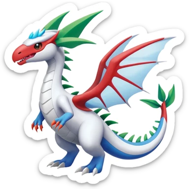 Reshiram-Flygon-Helioptile-Latios-Wailmer-fusion sticker