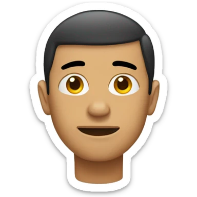 A man with duck feet  sticker